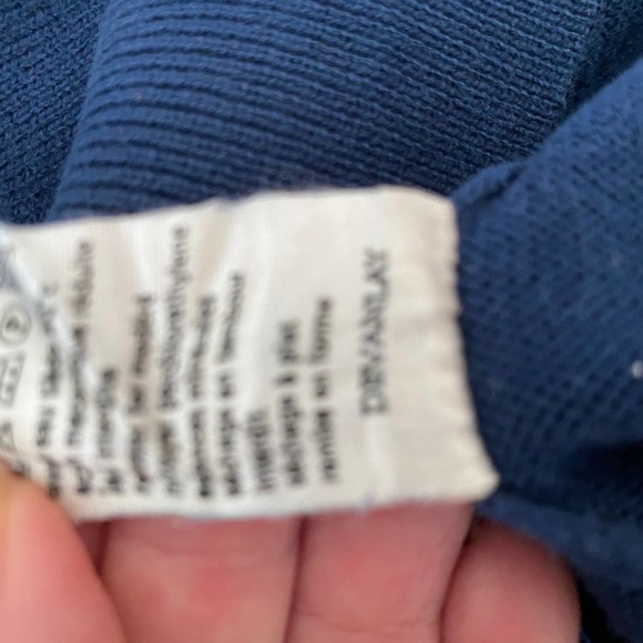 Lacoste Mens Cotton V Neck Sweater Made in France - Picture 8 of 8